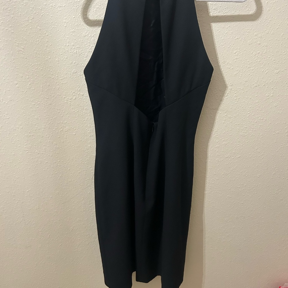 Vintage Laundry By Shelli Segal Black Backless Dress